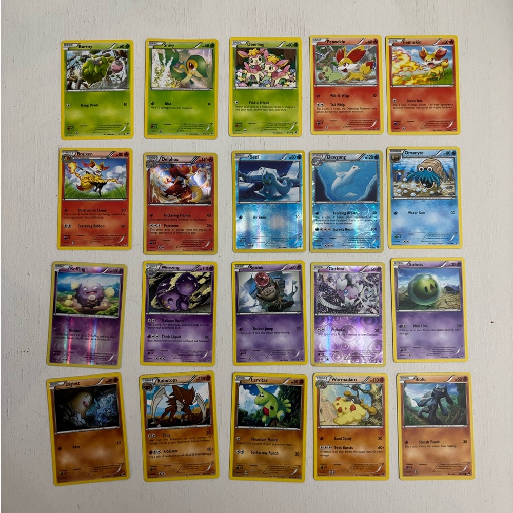 Pokémon Trading Cards Fates Collide 59/124 cards